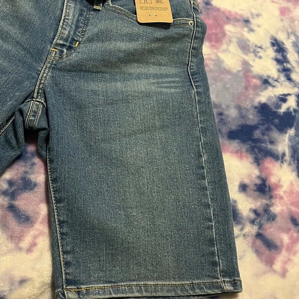 Levi's Shaping Bermuda Denim Shorts